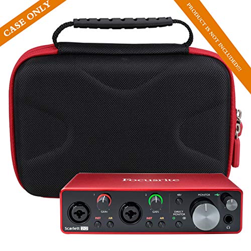 Case for Focusrite Scarlett 2i2 4th Gen USB Audio Interface (Case Only)