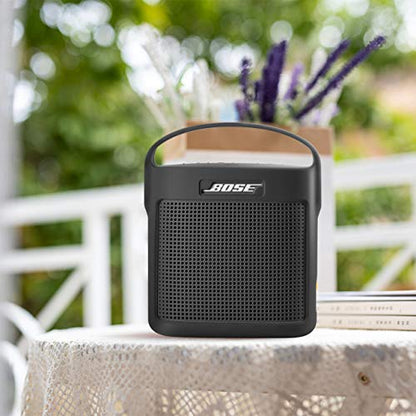 Protective Silicone Stand Up Case with Handle Compatible with Bose SoundLink Color Speaker II（Dark Gray - color: Dark Gray