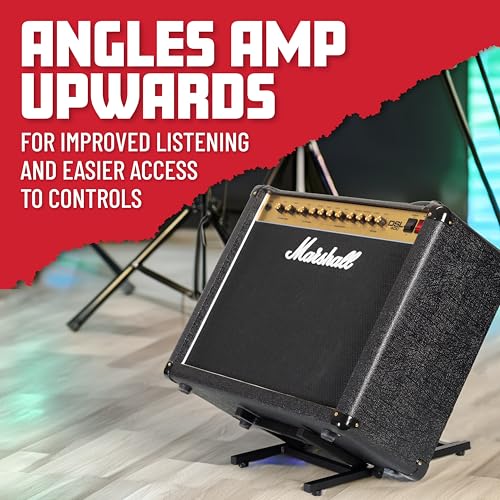 Gator Frameworks Low Profile Guitar Combo Amp Stand (GFWAGTRAMP100) | Adjustable Angle for Better Sound Projection Easy Access to Controls Fully Collapsible Design for Compact Storage - style: Low Profile Stand