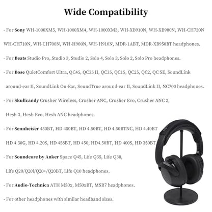 Adhiper 2in1 Headphone Covers for Skullcandy Crusher ANC 2, Crusher Evo