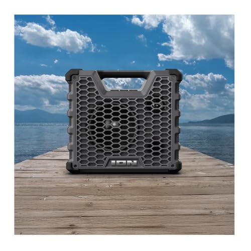 ION Trailblazer Summit All-Weather Durable iPX5 Water-Resistant Wireless Bluetooth Speaker and FM Radio