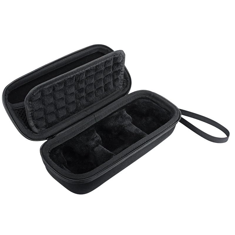 Wireless Microphone Case, Hard EVA Travel Carrying Case for RODE Wireless GO II/GO 2 Dual Channel Compact Digital Wireless Microphone System (Black) - color: Black