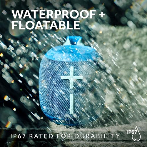 Ultimate Ears WONDERBOOM 4 Portable Waterproof Speaker - Pink | Balanced 360-degree sound and bass, dustproof floating design, 131ft (40m) wireless range - color: Pink