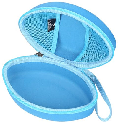 Tourmate Hard Case for iJoy Lilo & Stitch Headphones, Blue, Case Only | Shockproof EVA shell, fits iJoy Lilo & Stitch foldable headphones, soft lining, mesh pocket for cable, blue, travel case - color: Blue