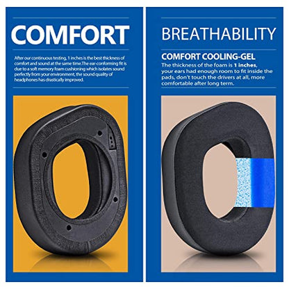 Stealth 700 Gen 2 Cooling Gel Earpads - Compatible with Stealth 700 Gen 2 Headset I Replacement Ear Cushion Cup with Microphone Foam and Installation Tool (Silky Cool Fabric)