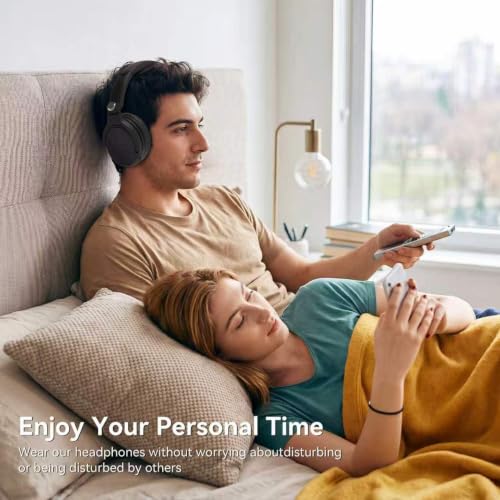 Wireless Headphones for TV Watching, TV Headphones Wireless for Seniors with Transmitter Charging Base, 65H No Audio Delay Bluetooth Headphones for TV, HiFi Stereo Sound, Gifts for Parents/Elderly