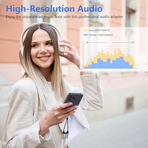Magnetic 2-in-1 USB C to 3.5mm Audio Jack Headphone and Charge Cable Adapter for Type C Devices,PD 60W Fast Charge Earphone Converter Splitter for iPhone 15 16/Samsung/Huawei/iPad Pro Air