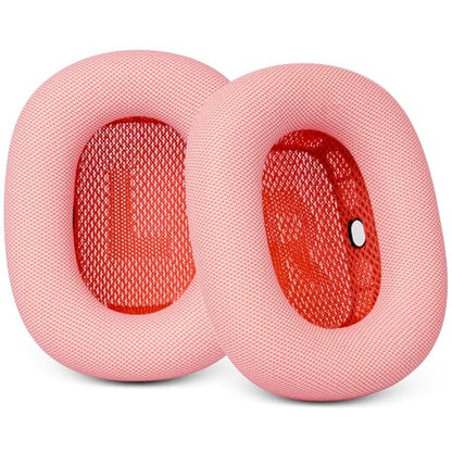 Replacement Ear Cushions for AirPods Max 1 & 2 Generation Apple Headphones | Upgraded Ear Pads APM Cups Cover for Workout with Silicone Gel (Pink) - color: Pink