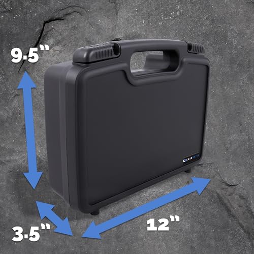 CASEMATIX Portable Projector Carrying Hard Case with Customizable Foam Fits Sony Pico Mobile Projector MPCL1 , MPCD1 , MP-CD1 , MP-CL1A , MPCL1A