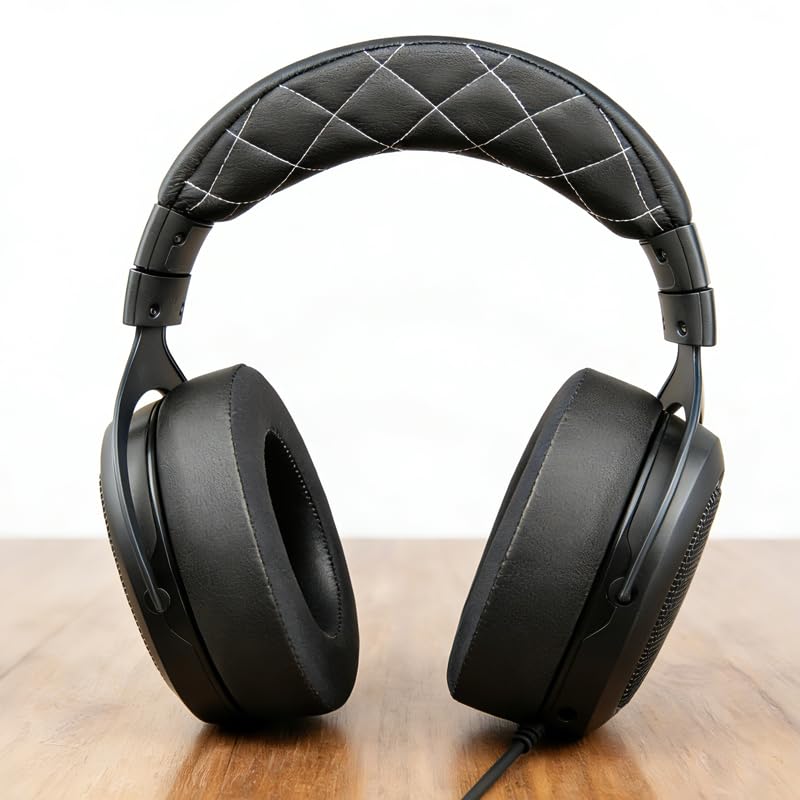 HS50 Cooling Replacement Earpads Cushions Compatible with Corsair HS50 Pro HS60 Pro HS70 Pro Stereo Gaming Headset Ear Pads with Cooling Gel Layer