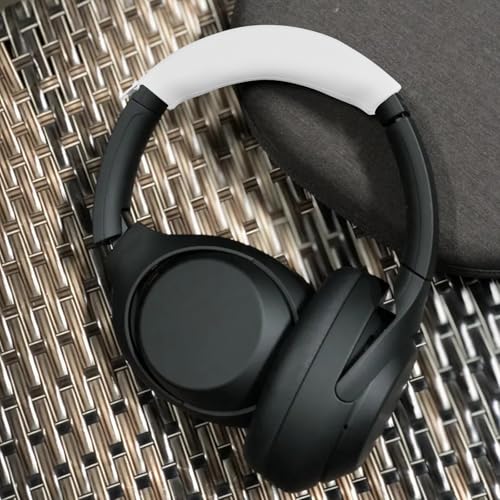 Replacement WH-1000XM4 Silicone Headband Cover Compatible with Sony WH-1000XM4, WH-1000XM3, WH-CH720N, WH-XB910N Headphones, Sweatproof & Washable Headband Cover Accessories (White) - color: White