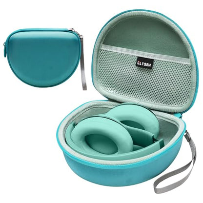Headphone Case Compatible with Beats Studio Pro/Solo 4 / Studio 3 / Solo 3 / Picun B8 / BERIBES/JLab JBuds Lux ANC Wireless Bluetooth Noise Cancelling Headphones, Green(Case Only) | Hard Carrying Travel Case for Beats Studio Pro/Solo 4/Studio3/Solo3 Wirel