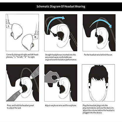 KZ ZS10 PRO in Ear Monitor Headphones, 4BA+1DD 5 Hybrid Driver Gaming Earbuds Wired Earphones, HiFi Clarity Sound Immersive Bass IEMs for Gaming Musician Singer Audiophile (Purple Without Microphone) - color: Purple, style: without mic