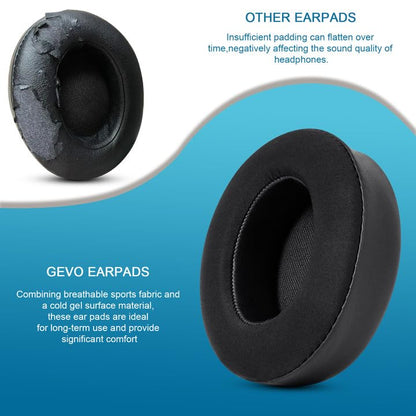 GEVO Earpads Replacement for Beats Studio 2/Studio 3 Wired & Wireless Headphones, Ear Pads Cushion for Beats Studio 2/Studio 3 with High-Density Noise Isolation Memory Foam (Cooling Gel Black) - color: Cooling Gel Black