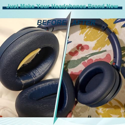 Replacement Ear Pads for Sony WH-XB910 XB910N Extra Bass Noise Cancelling Headphones, Headphones Ear Cushions, Headset Earpads, Ear Cups Cover (Blue) - color: Blue