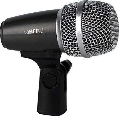 HEIMU Wired Microphone Kit for Drum and Other Musical Instruments (Small Drum Mic)