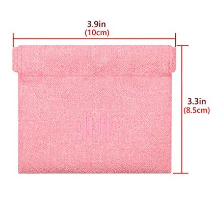 Geekria NOVA Sports Earbuds Pouch, Fitness Earbuds Protective Case, in-Ear Headphones Travel Bag Compatible with Sony WI-SP500, Bang & OLUFSEN Beoplay E8, JVC HA-FX101BT (Pink) - size: Pink-1 pack