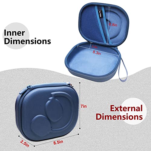 Case for JBL Tune 770NC/510BT/720BT/520BT/670NC/520C Headphones Blue | Hard Carrying Travel Case for JBL Live 770NC/670NC/680NC/780NC Headphones - color: Blue