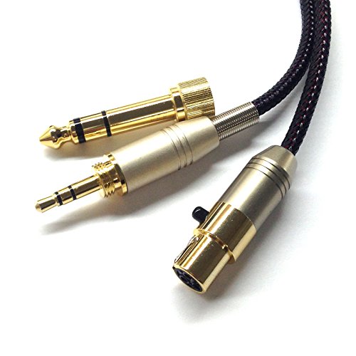 NewFantasia Replacement Audio Upgrade Cable Compatible with beyerdynamic DT 1990 Pro, DT 1770 Pro Headphone and Compatible with AKG K371, K175, K275, K245, K182, K7XX Headphone 1.3meters/4.2feet - size: 4.2 feet