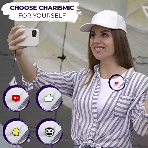 CharisMic Dual Professional Grade Lavalier Lapel Microphones Set for Interview - Use for Smartphones Cameras Video Recorders - Double Lav Mics - Blogging Vlogging