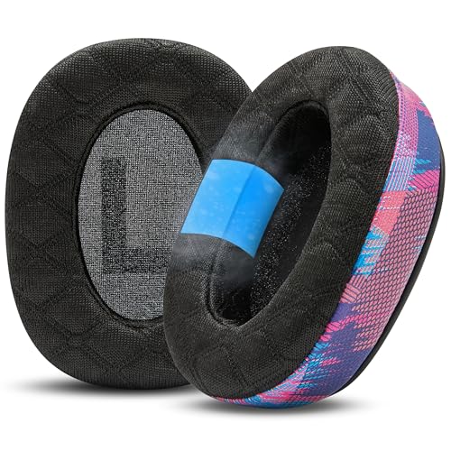 WC Freeze G Pro X - Angled Cooling Gel Earpads for Logitech Gpro X | Made by Wicked Cushions | Extreme Comfort, Angeled Design, New Freeze V2 Cooling Fabric, Extra Thick | Speed Racer - color: Speed Racer