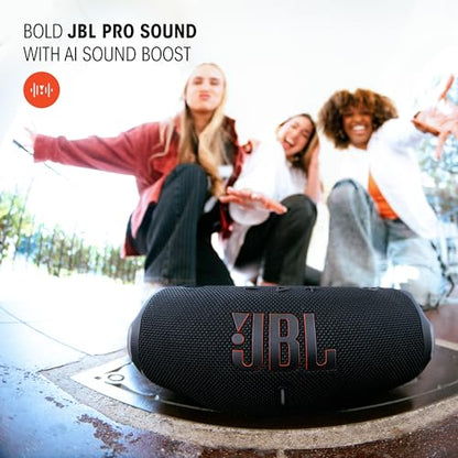 JBL Charge 6 Portable Bluetooth Speaker, Waterproof, Drop-Proof - Camo | Long Battery Life Up To 28 Hours, Quick Charging, Built-In Powerbank, Weatherproof For Outdoor, Poolside, And Shower Use - color: Squad