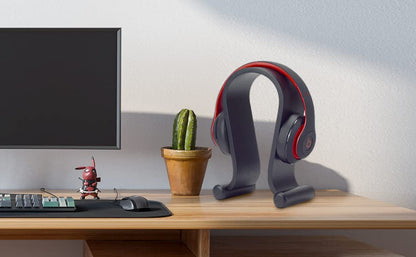 Wood Headphone Stand Headset Stand Headphone Holder Universal Gaming Headset Holder - Oak Wood - color: Oak Wood