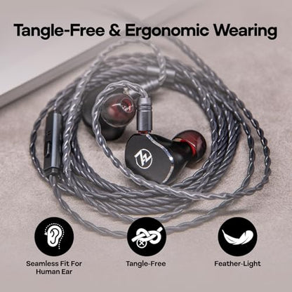 Linsoul Tripowin Grace Silver-Plated OFC in Ear Earphone Cable w/Mic | 1.25m Length, 3.5mm Audio Plug for Audiophile Replacement Cable, Recessed 2Pin - style: Recessed 2Pin