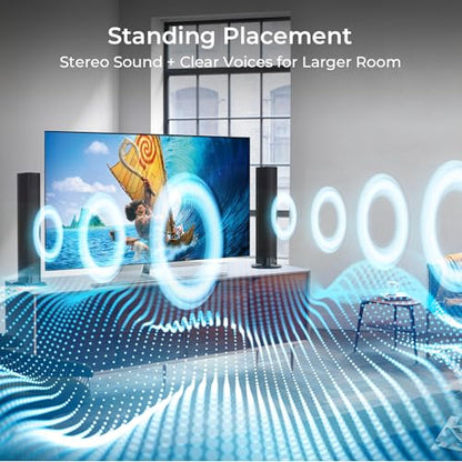 Sound Bar for Smart TV, Soundbar with Bluetooth/ARC/Opt/AUX Connect, Auto Volume Boost, 3 Equalizer Modes, 2 in 1 Detachable Soundbar for TV/PC/Gaming/Projectors - size: 31" Soundbar Only