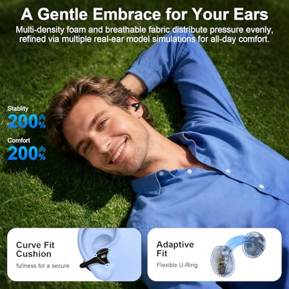 Open Ear Samsung Earbuds Wireless Bluetooth Headphones Clip On Ear Buds | for Samsung Galaxy S26 Ultra S26 Plus S25 FE S25 Edge S24 S23 S22 S21 S20 A57 A37 A17 A56 A36 A26 A16 A55 A35 A25 A15