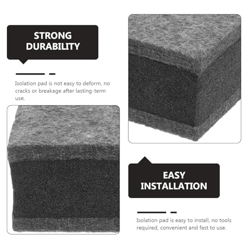 Subwoofer Isolation Pad Noise Reducing Sound Isolation Pads for Studio Monitors and Loud Speakers Easy Installation Shock Absorption Material Versatile Use for Home Studio