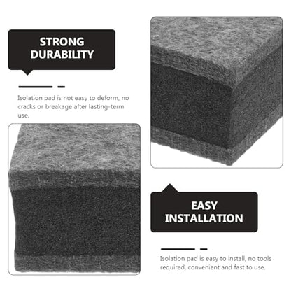 Subwoofer Isolation Pad Noise Reducing Sound Isolation Pads for Studio Monitors and Loud Speakers Easy Installation Shock Absorption Material Versatile Use for Home Studio