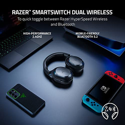 Razer Barracuda X Wireless Gaming & Mobile Headset, Black - color: Classic Black, size: Standard, style: Barracuda X