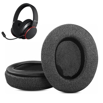 Breathable Fabric Earpads Replacement for Creative Sound BlasterX H6 7.1 USB Gaming Headset Ear Cushions