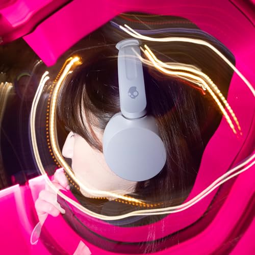 Skullcandy Icon 180 Wireless On-Ear Bluetooth Headphones - Cement | 50 Hours Battery, Lightweight and Travel Ready, Secure Fit, Sweat and Water Resistant, Microphone iPhone Android, Foldable - color: Cement
