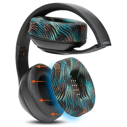 WC SweatZ Studio - Patented Covers for Beats Studio 3 (A1914) & 2 (B0500) | Made by Wicked Cushions | Made with Premium Silicone | Also fits B0501 | The Simulation - color: The Simulation