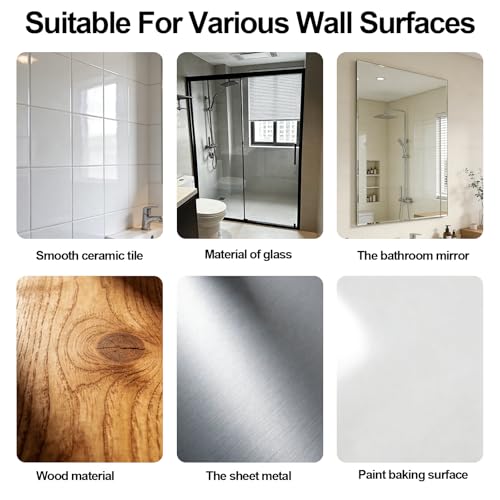 Shower Phones Holder With Speaker, Wall Mount Shower Phone Holder Waterproof, Bathroom Accessories, Waterproof Phone Case, 360° Rotation, Retractable Adjustable Bathroom Case Mount Shelf (Black) - color: Black