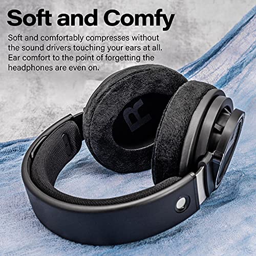 SHP9500 Replacement Ear Pads Compatible with SHP9500 Over-Ear Headphones I Memory Foam Ear Cushions with Breathable Hole (Velour)