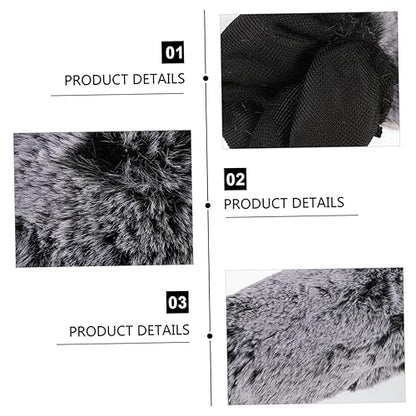 Hemoton Artificial Wool Wind Muff Microphone Cover for Videomic Pro Pro Windshield for