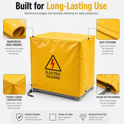 Corevibe Custom Size Dust Cover, PVC Coated Cover for Equipment Tools | Heavy-duty PVC coated fabric, custom fit design, reinforced edges, easy-clean surface for equipment protection.