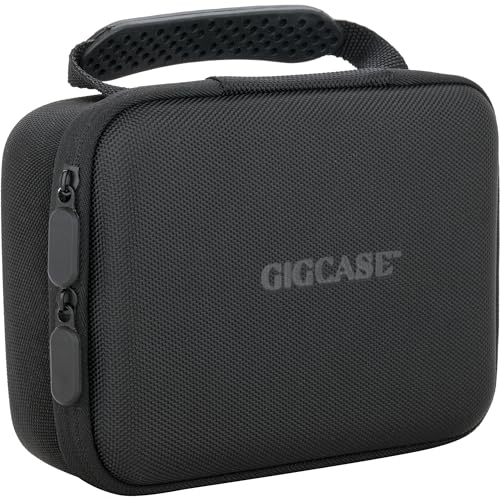 Case for Scarlett Solo 3rd & 4th Gen – Travel Storage for Audio Interface + Compatible with Maxone, Seagate, LaCie, WD External Hard Drives – Water-Resistant Protective Case w/Strap & Pocket - size: Small