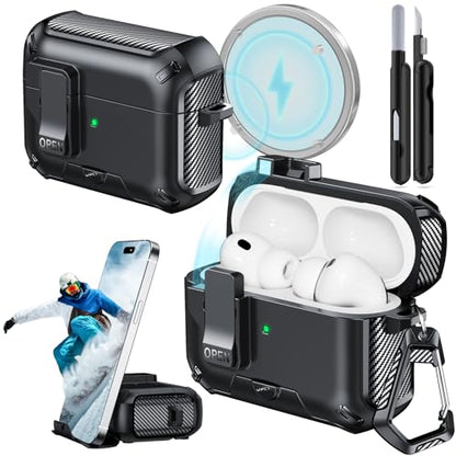 for AirPods Pro 3 Case Safety Lock (Black) - color: Black