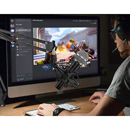 SUNMON SM58 Microphone Shock Mount Holder for Reduces Vibration and Noise, Suitable for Shure SM58-LC, SM58-CN Cardioid Dynamic Vocal Mic - color: Shock Mount