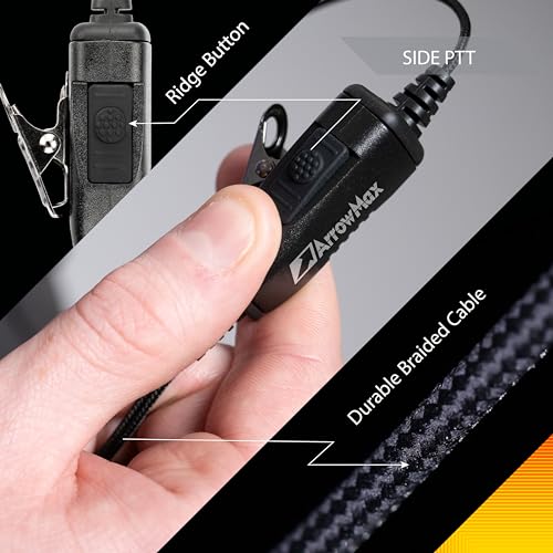BSE12-AX C-Shape Swivel Style Earpiece Headset for Motorola Radio XPR3300 XPR3500e DEP8050 Elite - size: 1 Piece
