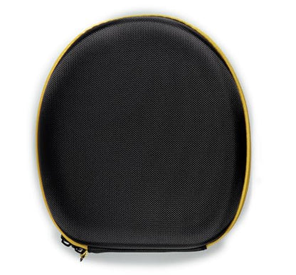 Case Compatible with DEWALT Neckband Headphones and 2-in-1 Neckband Headphones w/Built-in Speakers (Black with Yellow Zip) - color: Black with yellow zip