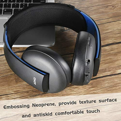 Large Sized Replacement Headband Cushion Pad Cover Head Band Protector with Zipper, Headband Cover Cushion Protector Pad for Headphones (Max for 2-1/2''W Cushion pad, Black) - size: Max for 2-1/2''W cushion pad