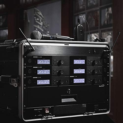 Shure SLXD24D/SM58 Dual Wireless Vocal System - G58 Band | Dual-channel system with two SLXD2 handhelds (SM58 capsules) and SLXD4D rack-mount receiver for live vocals - style: Dual Channel