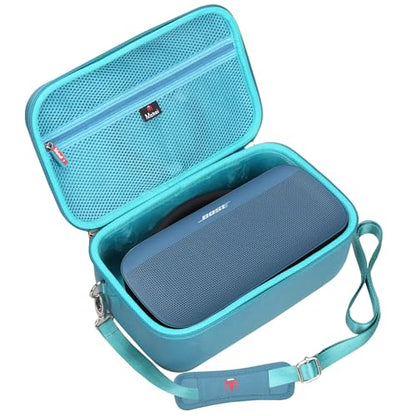 Hard Protective Case Suitable for Bose SoundLink Max Portable Speaker, Shockproof Portable Travel Case with Shoulder Strap, Case Only, Blue - color: Blue
