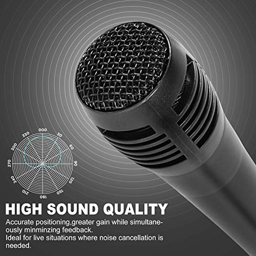 AIOMEST USB Wired Microphone for Music Game, Game Karaoke Microphone, Metal Shell, Suitable for PS2, PS3, PS4, PS5, Wii, Wii U, Microsoft Xbox 360, Xbox One and PC