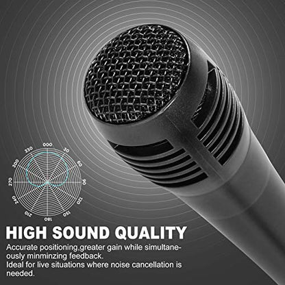 AIOMEST USB Wired Microphone for Music Game, Game Karaoke Microphone, Metal Shell, Suitable for PS2, PS3, PS4, PS5, Wii, Wii U, Microsoft Xbox 360, Xbox One and PC